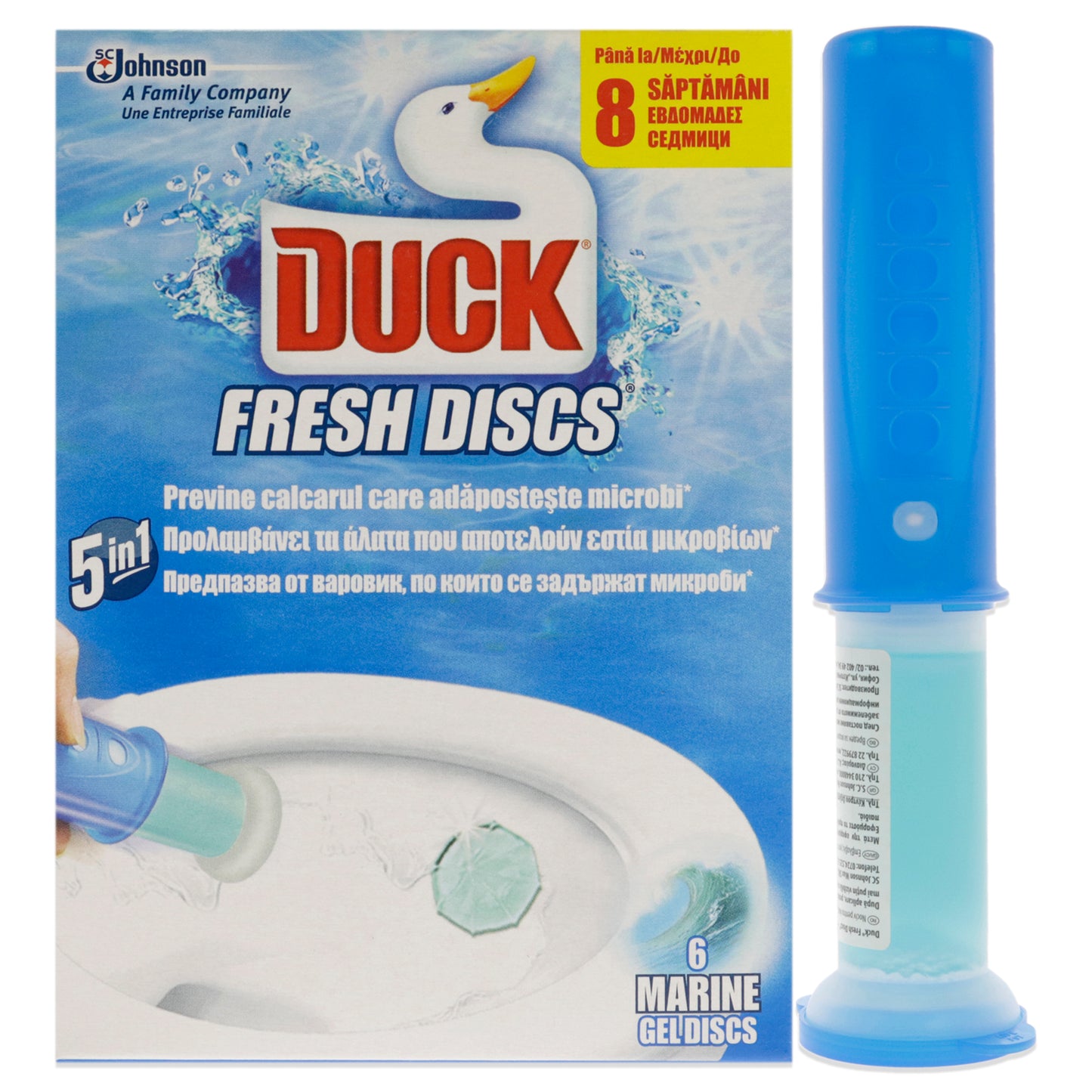 Toilet Gel Discs Marine Fragrance