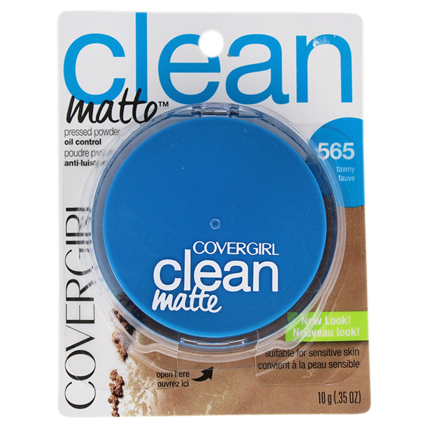 Clean Matte Pressed Powder - 565 Tawny