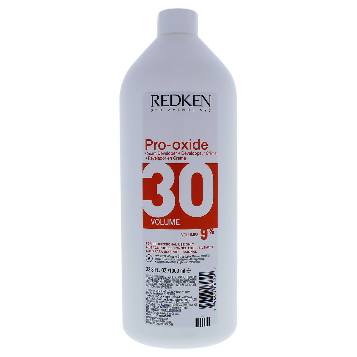 Pro-Oxide Cream Developer Lightener