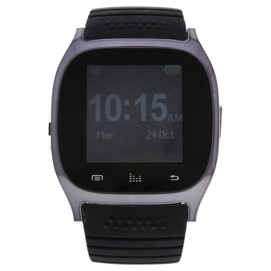 EK-B3 Montre Connectee Black Silicone Strap Smart Watch by Eclock for Men - 1 Pc Watch
