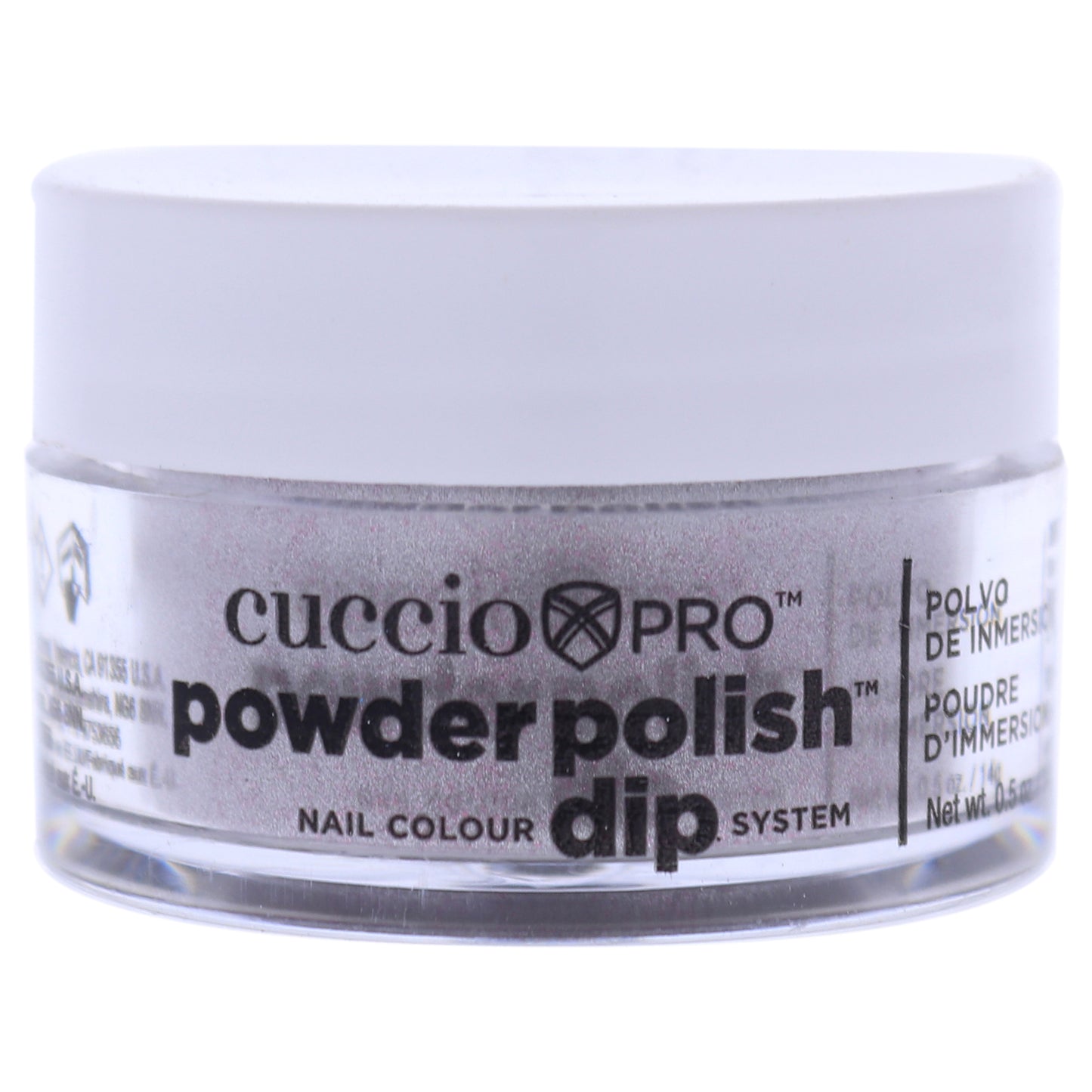 Pro Powder Polish Nail Colour Dip System - Silver With Ba