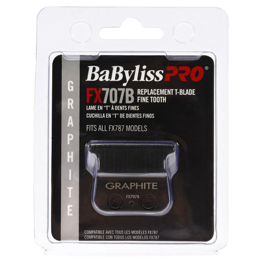 Replacement T-Blade Fine Tooth - FX707B Graphite by BaBylissPRO for Men - 1 Pc Blade