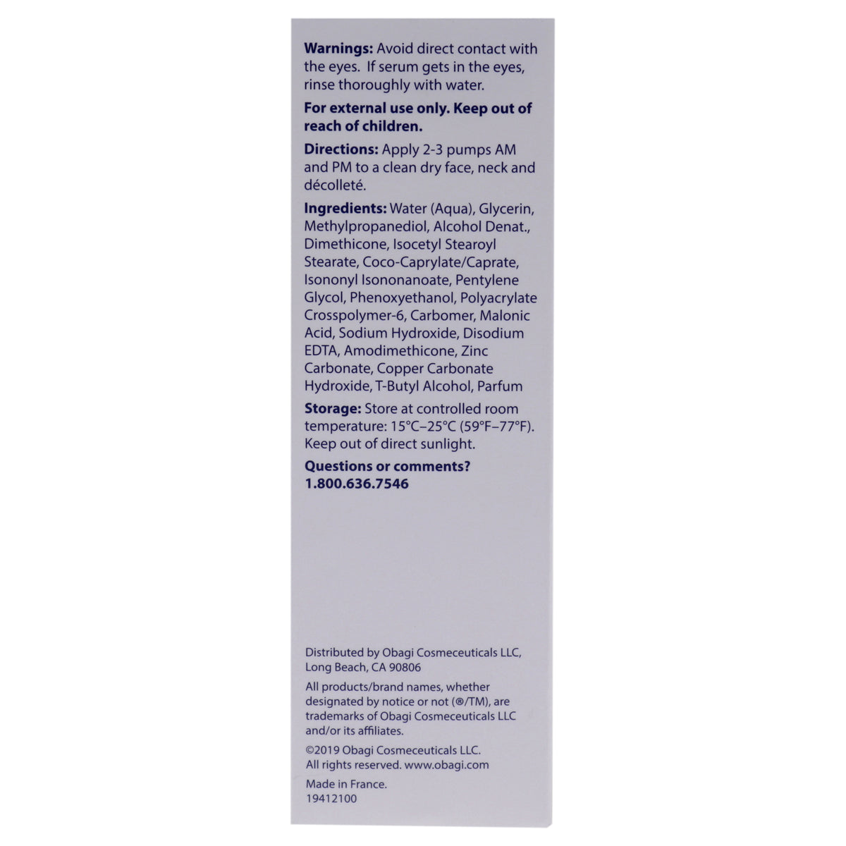 Elastiderm Facial Serum