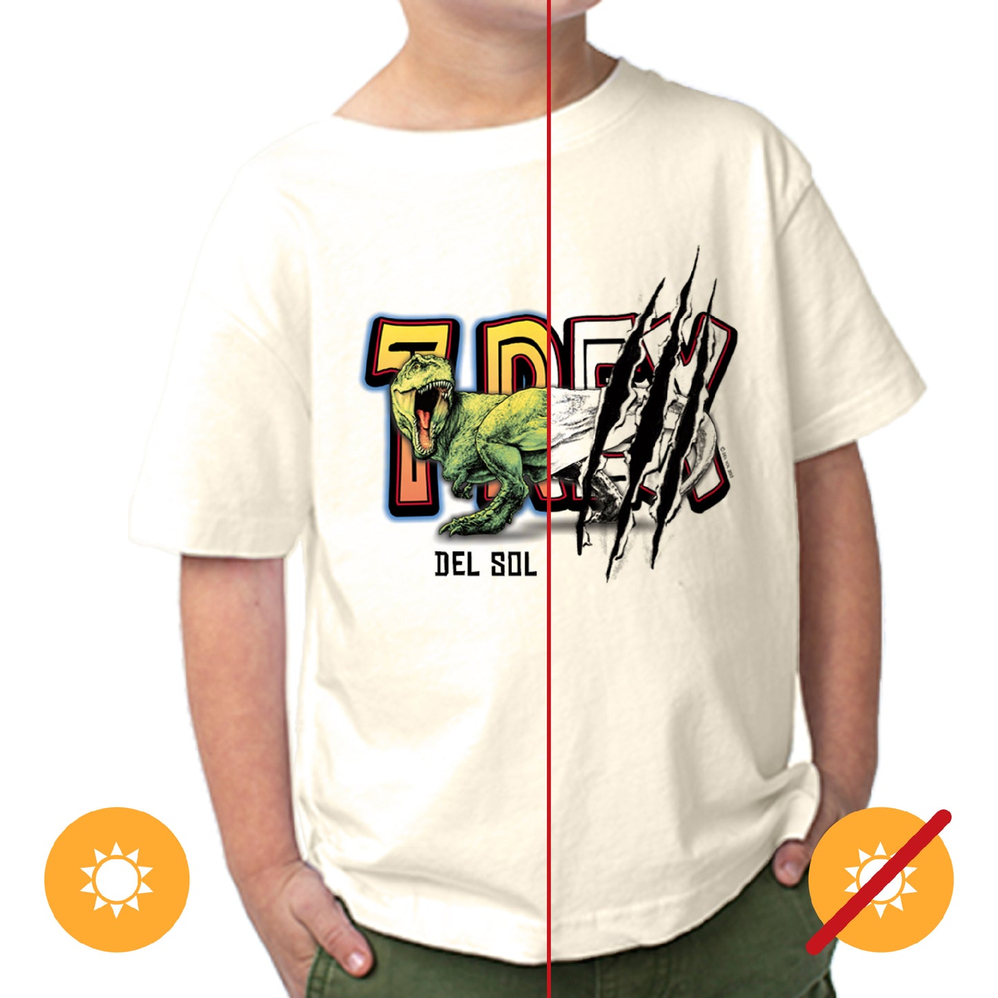 Men Crew Tee - Rex- Beige