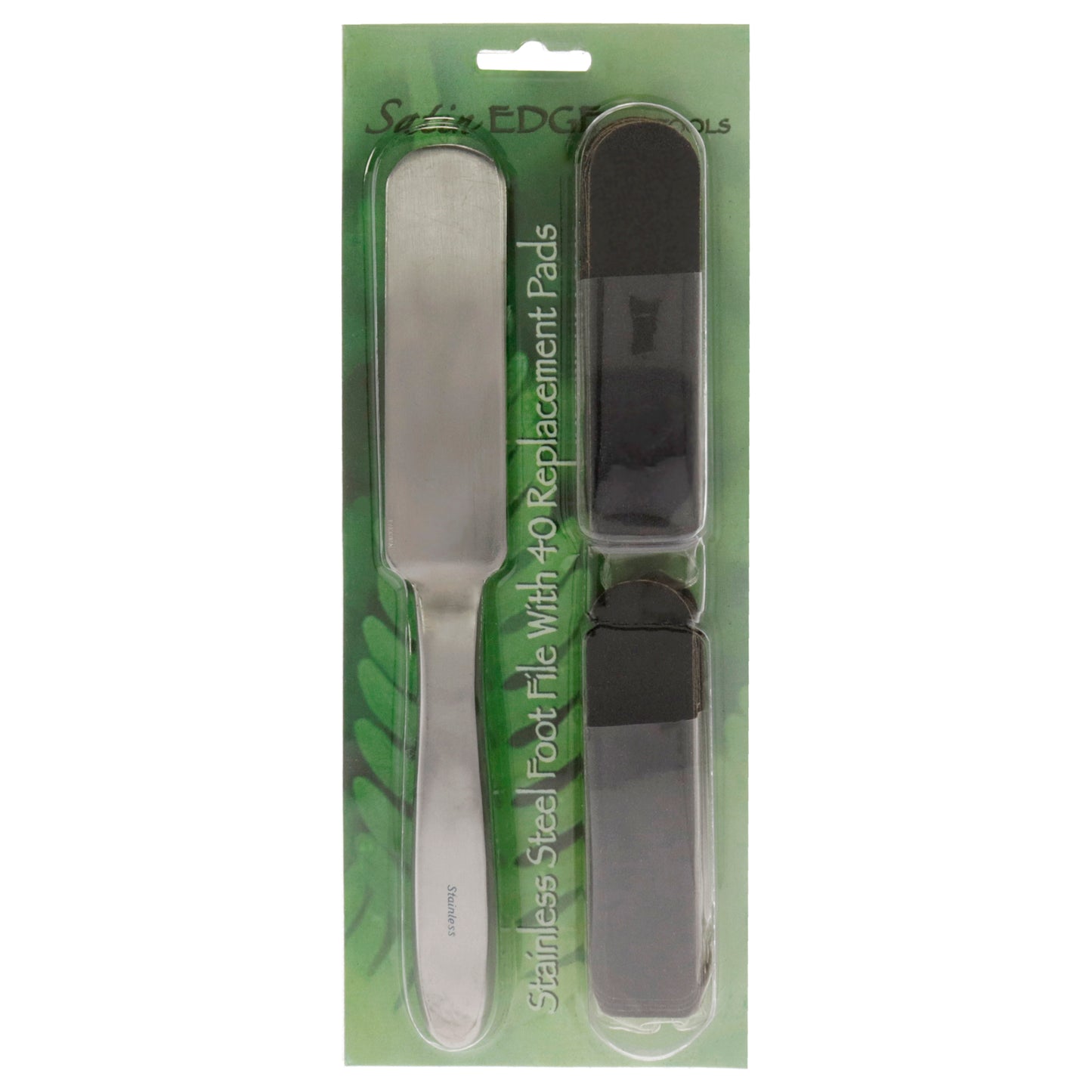 Stainless Steel Foot File 40 Replacement Pads