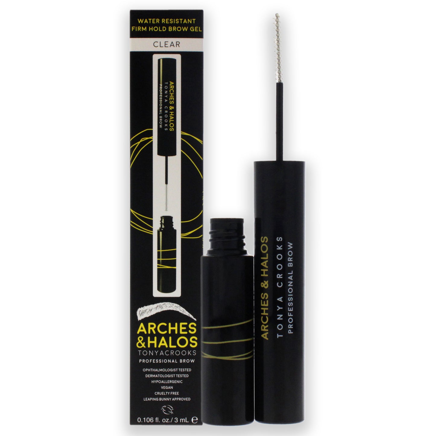 Water Resistant Firm Hold Brow Gel - Clear