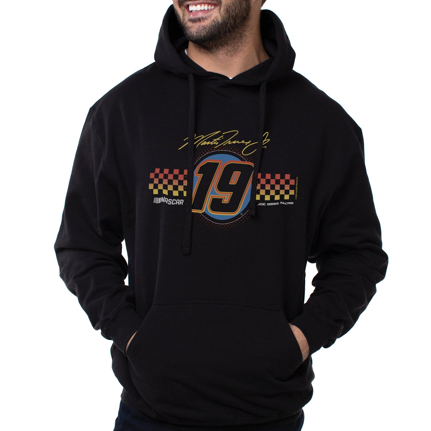 NASCAR Hooded Sweatshirt - Martin Truex Jr - 1 Black