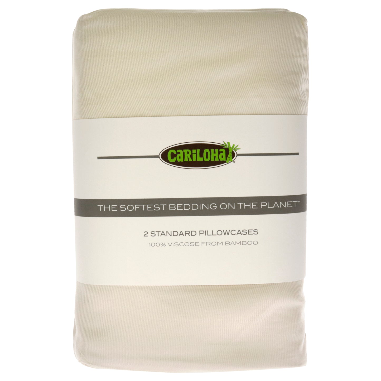 Classic Bamboo Pillowcase Set - Ivory-Standard
