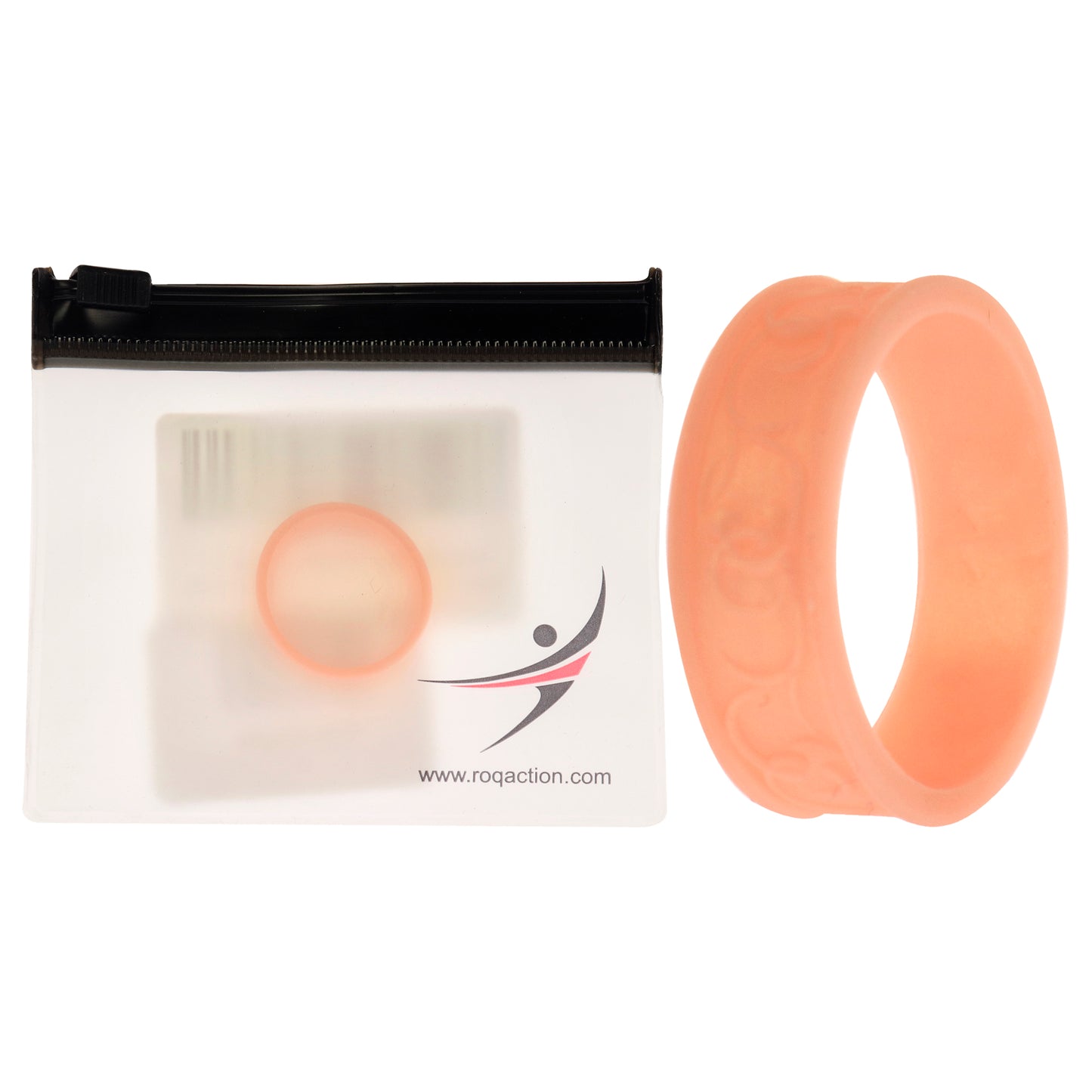 ROQ Silicone Wedding Flower Ring - Rose Gold