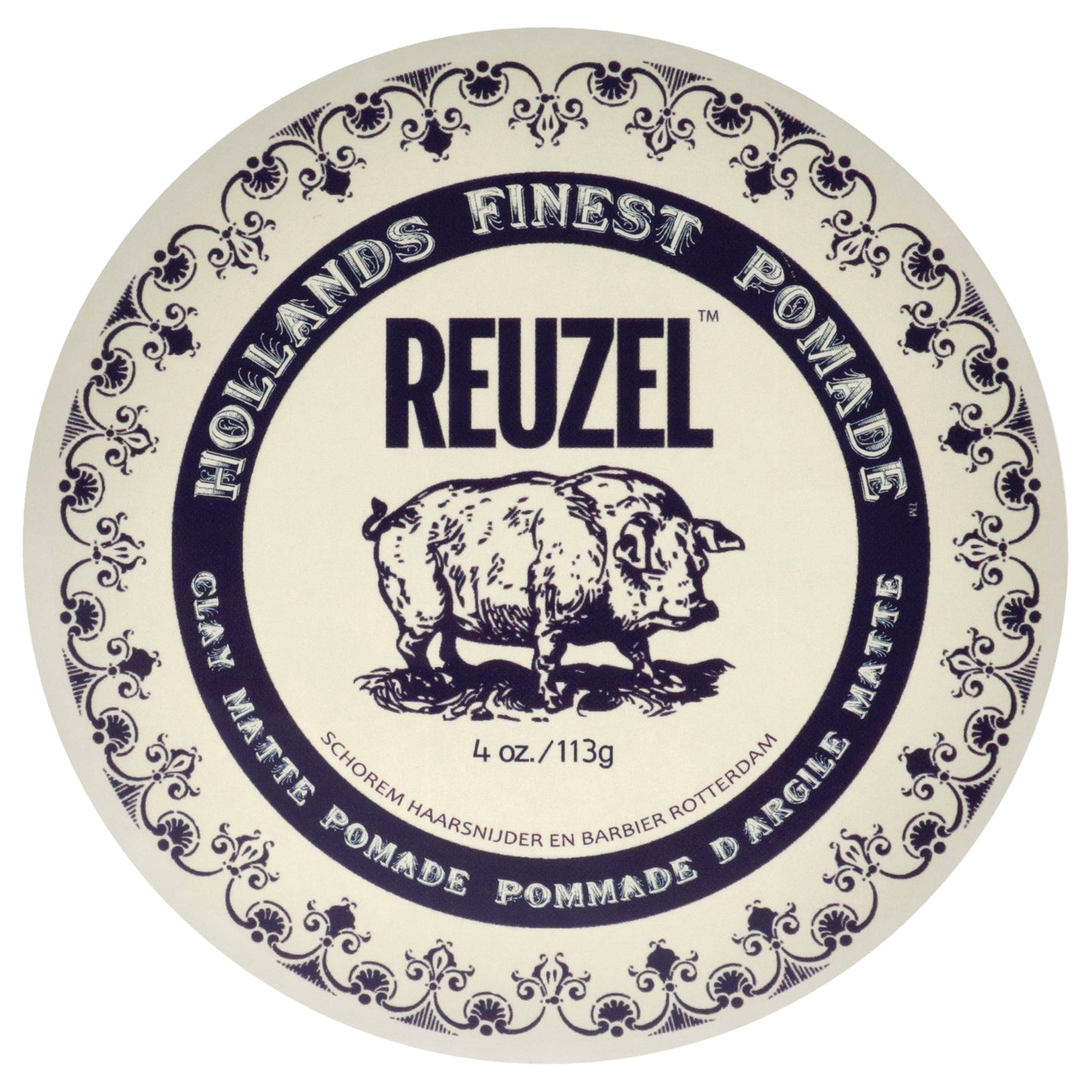 Clay Matte Pomade Sticker