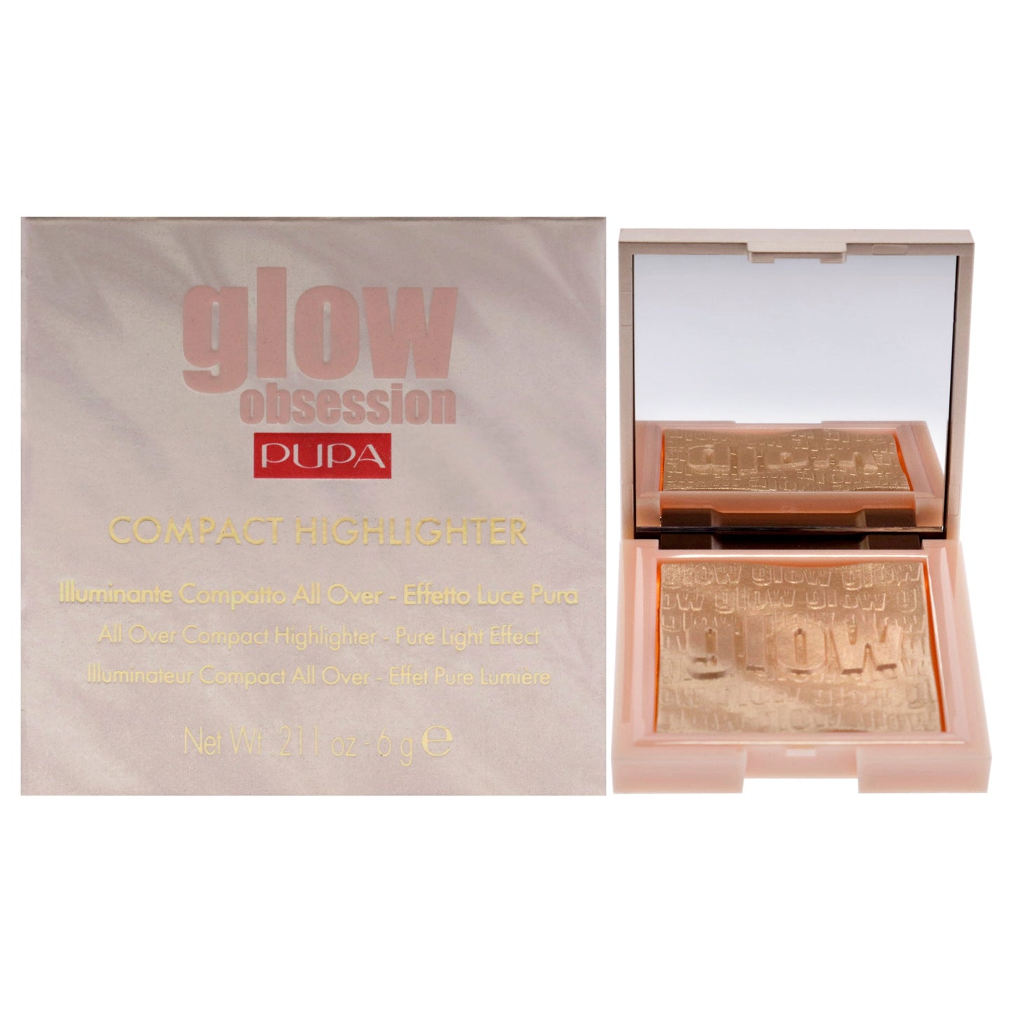 Glow Obession Compact Highlighter - 100 Light Gold