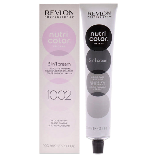 Nutri Color Cream - 1002 Pale Platinum by Revlon for Unisex - 3.3 oz Hair Color
