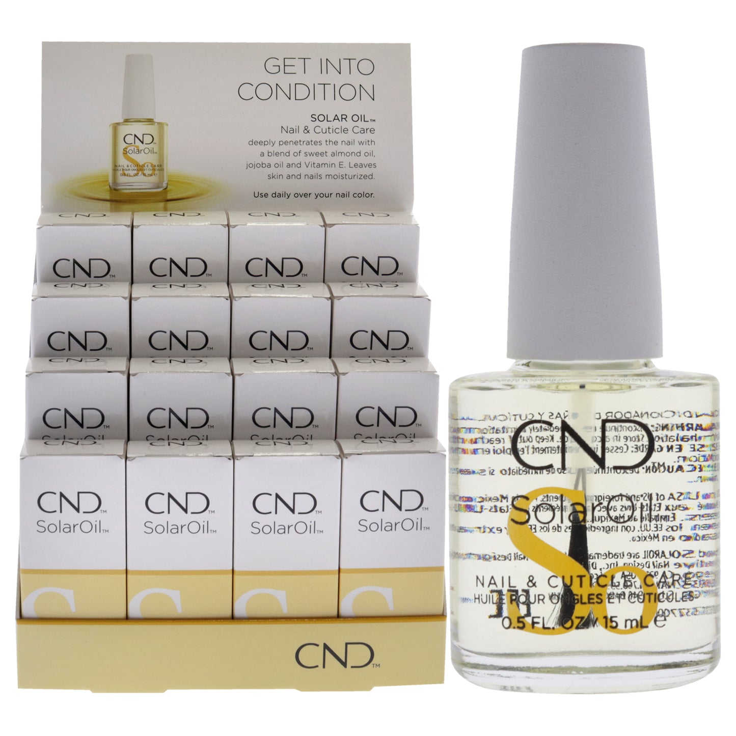 SolarOil Nail and Cuticle Treatment Display