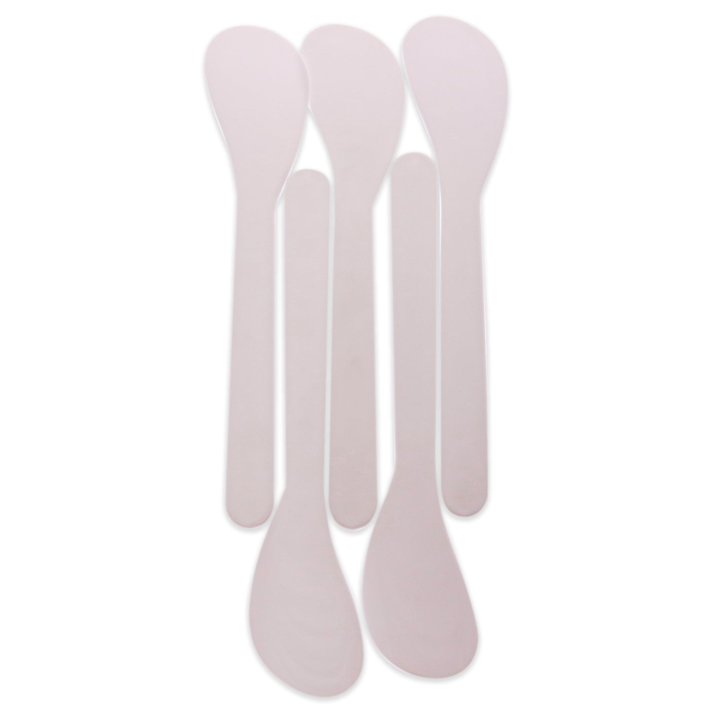 Spatula Round Tip Plastic - White
