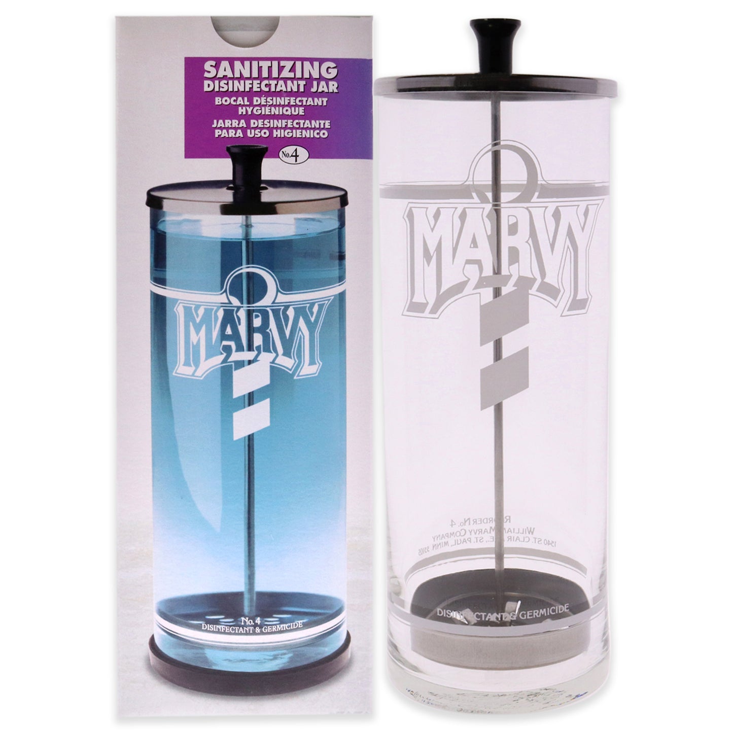 Mar-V-Cide Sanitizing Disinfectant Jar - 4