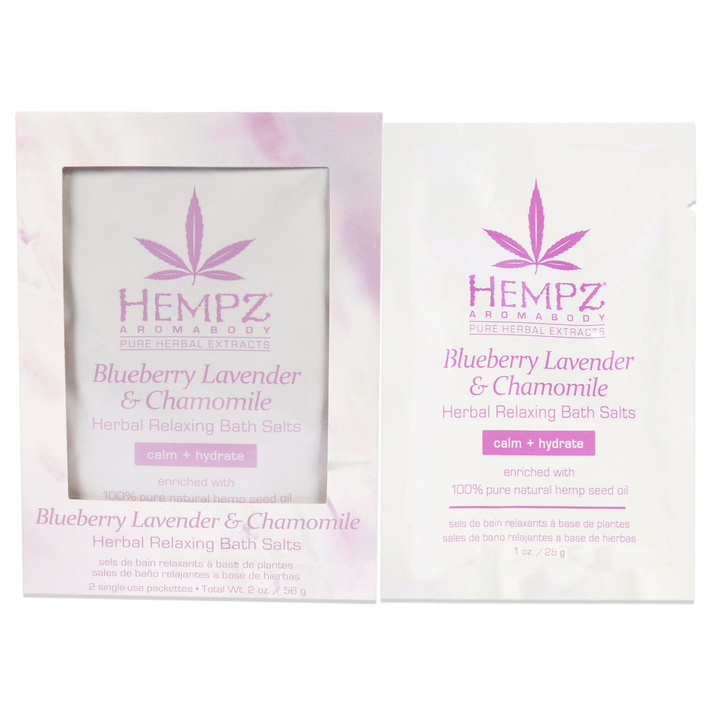 Aromabody Blueberry Lavender and Chamomile Herbal Relaxing Bath Salts