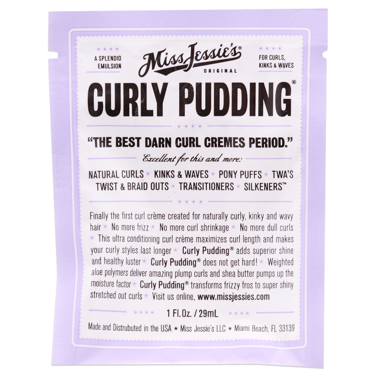 Miss Jessies Curly Pudding
