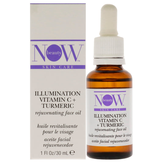 Ilumination Vitamin C Plus Tumeric Rejuvenating Face Oil by NOW Beauty for Unisex - 1 oz Oil