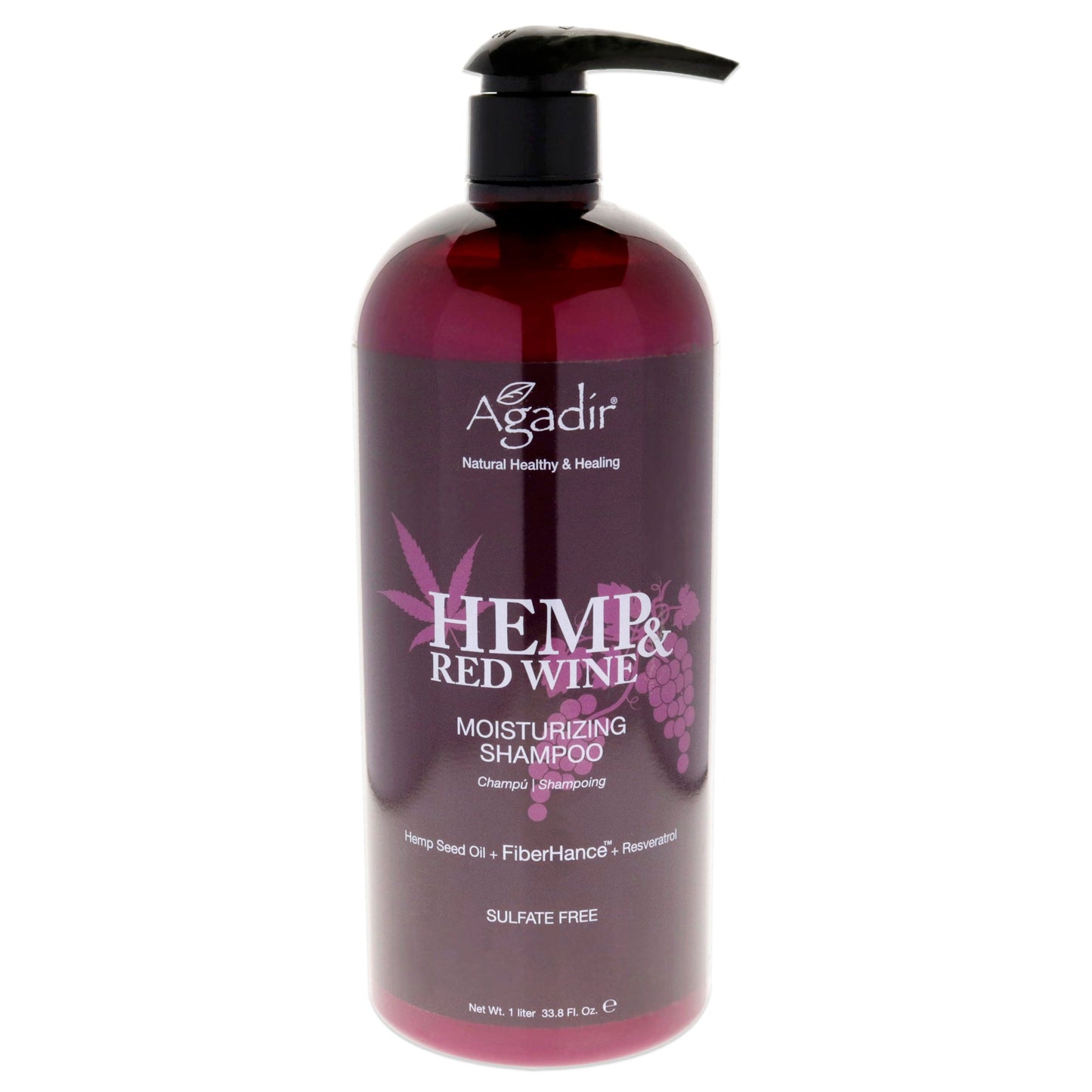 Hemp and Red Wine Moisturizing Shampoo