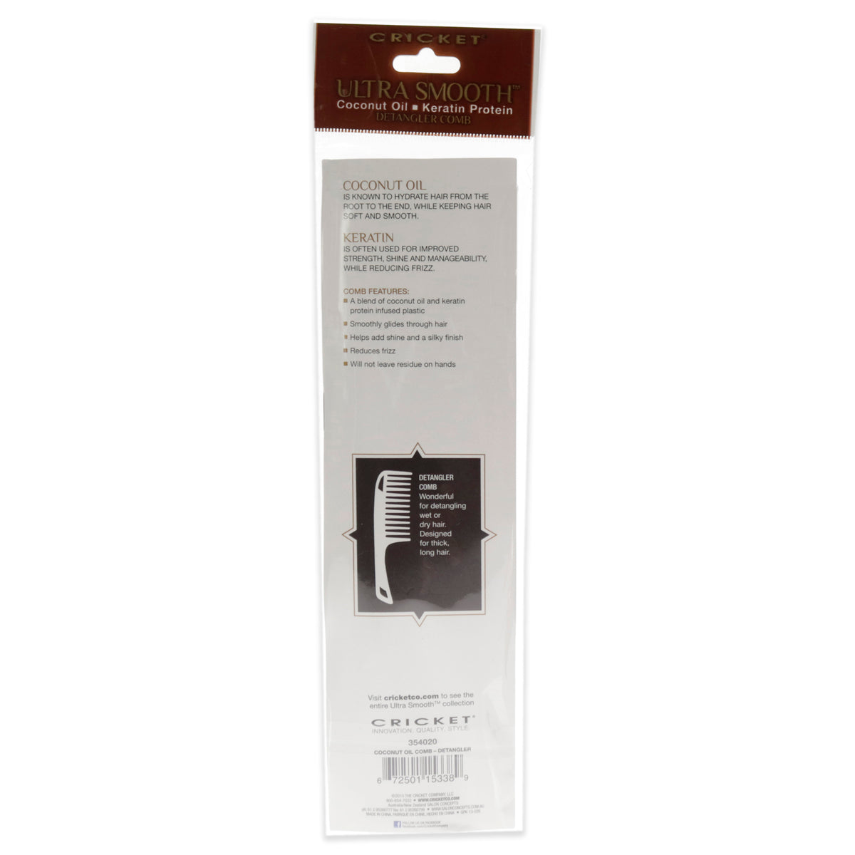 Ultra Smooth Coconut Detangler Comb