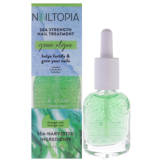 Green Algae Hydrating Nail and Cuticle Treatment by Nailtopia for Women - 0.5 oz Nail Treatment