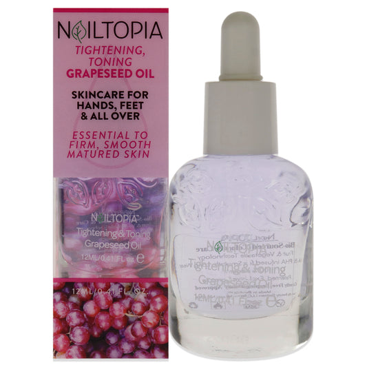 Fresh Brightening and Tightening Grape Oil by Nailtopia for Women - 0.41 oz Nail Oil