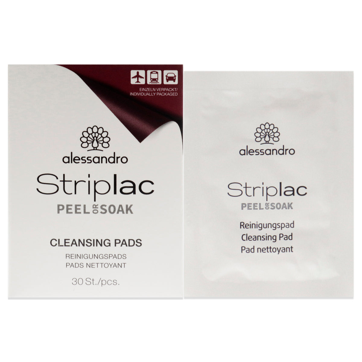 Alessandro Striplac Peel or Soak Cleansing Pads