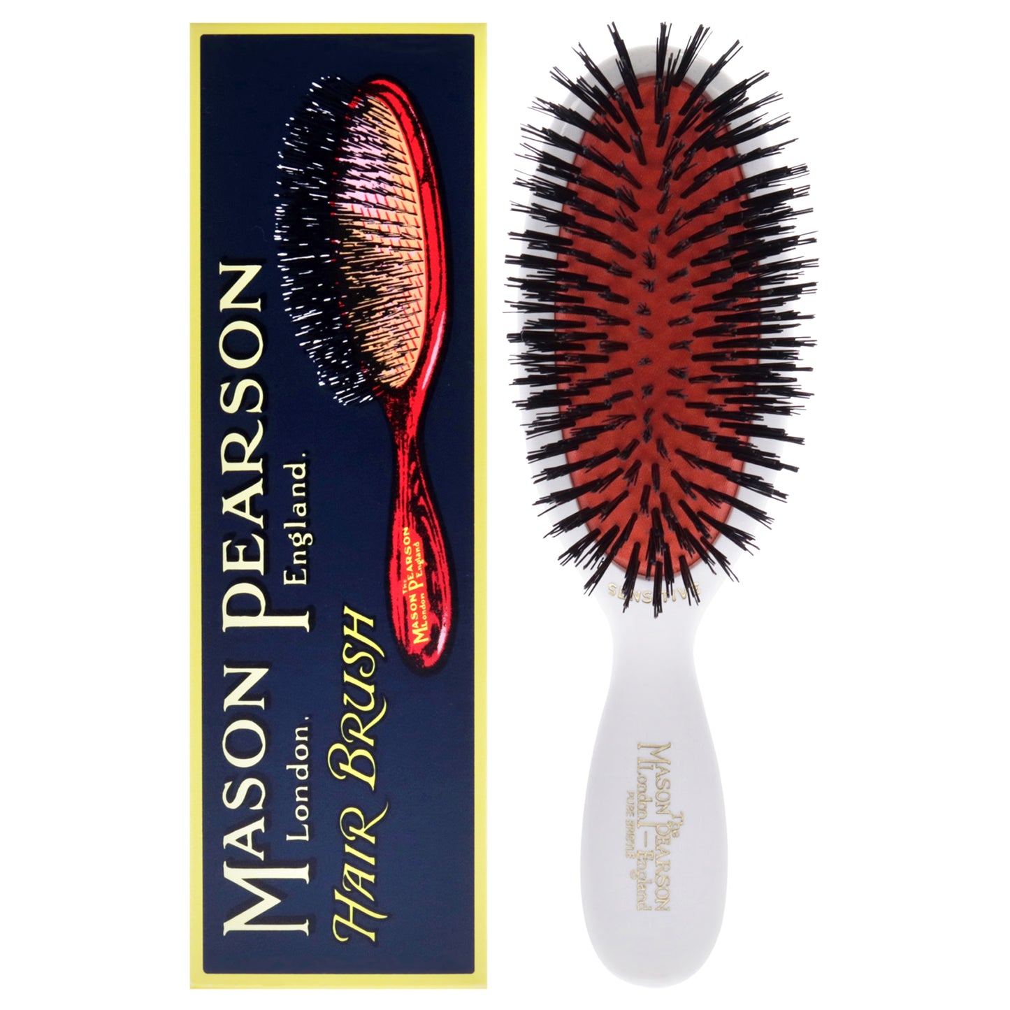 Pocket Sensitive Pure Bristle Brush - SB4 Ivory White