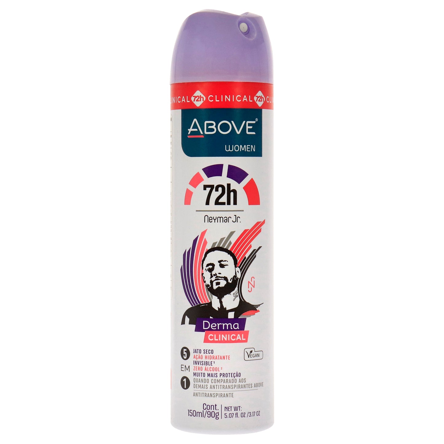 72 Hours Neymar Jr Derma Clinical Antiperspirant Deodorant - Women