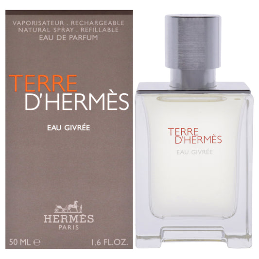Terre DHermes Eau Givree by Hermes for Men - 1.6 oz EDP Spray (Refillable)