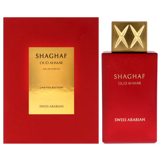 Shaghaf Oud Ahmar by Swiss Arabian for Unisex - 2.5 oz EDP Spray (Limited Edition)