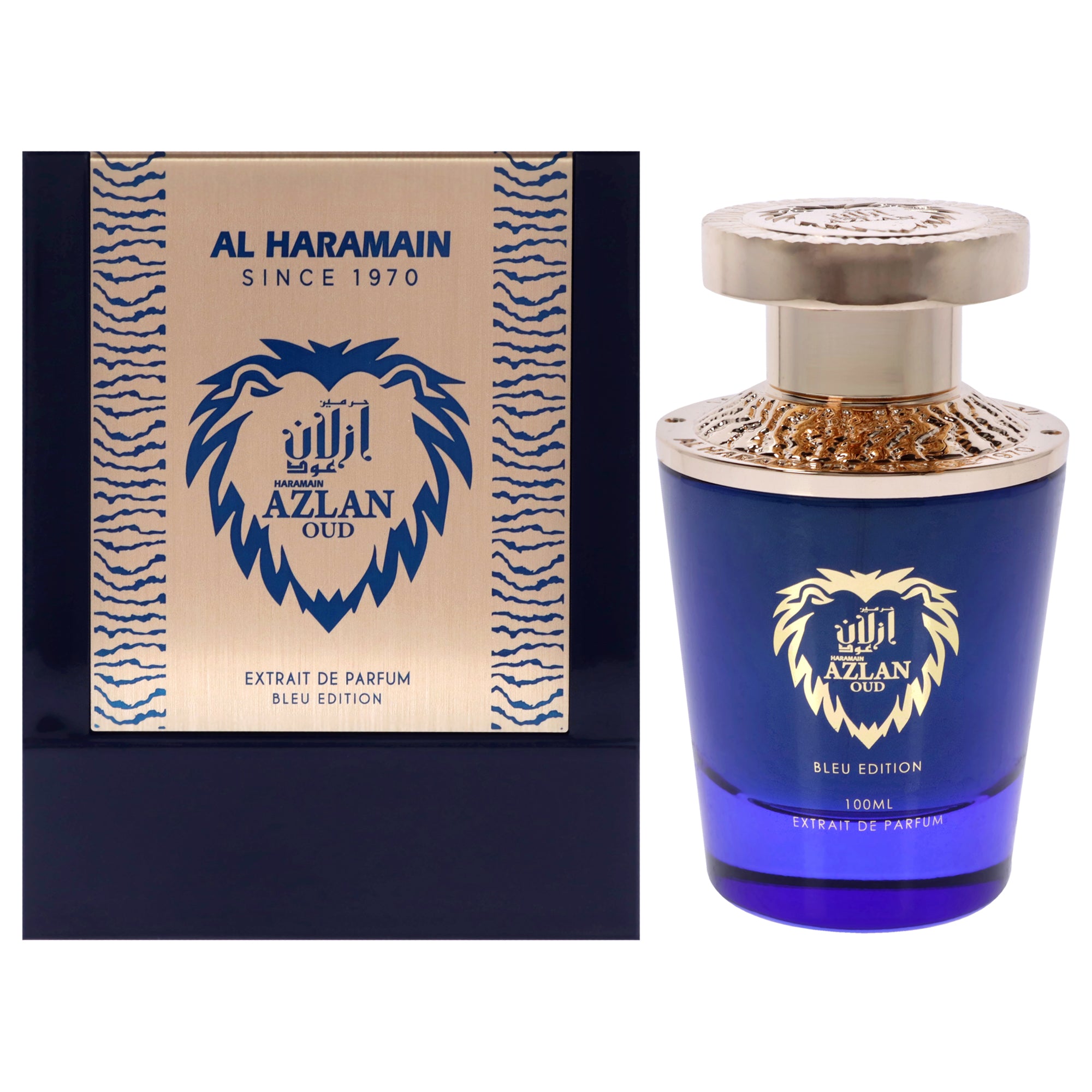 Azlan Oud Bleu by Al Haramain for Men - 3.33 oz EDP Spray