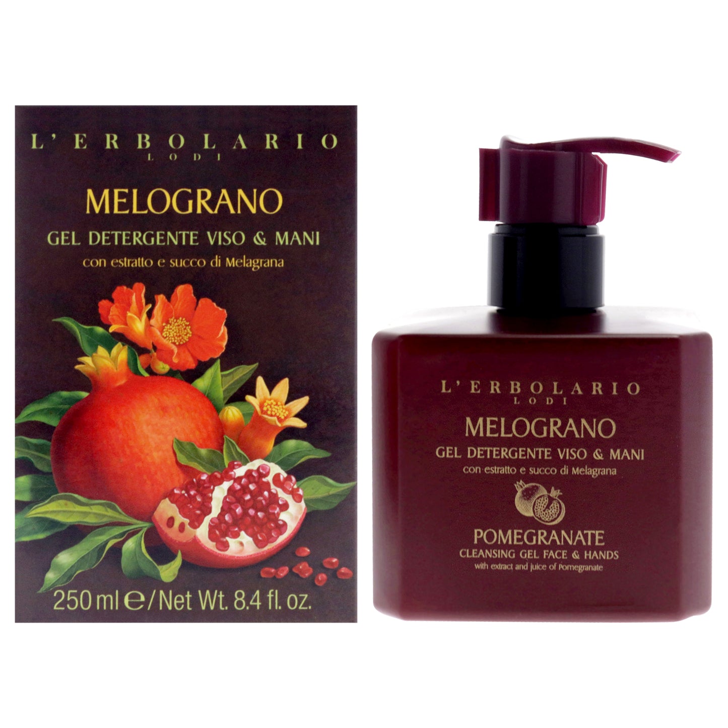 Cleansing Gel Face and Hands - Pomegranate
