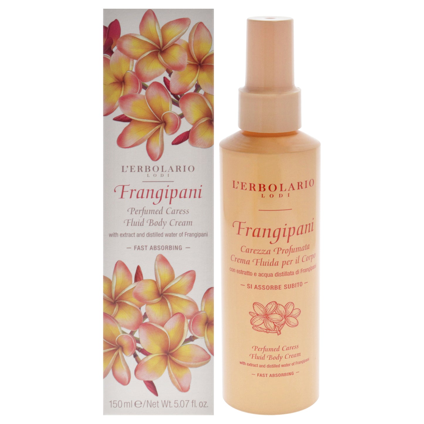 Perfumed Caress Fluid Body Cream - Frangipani