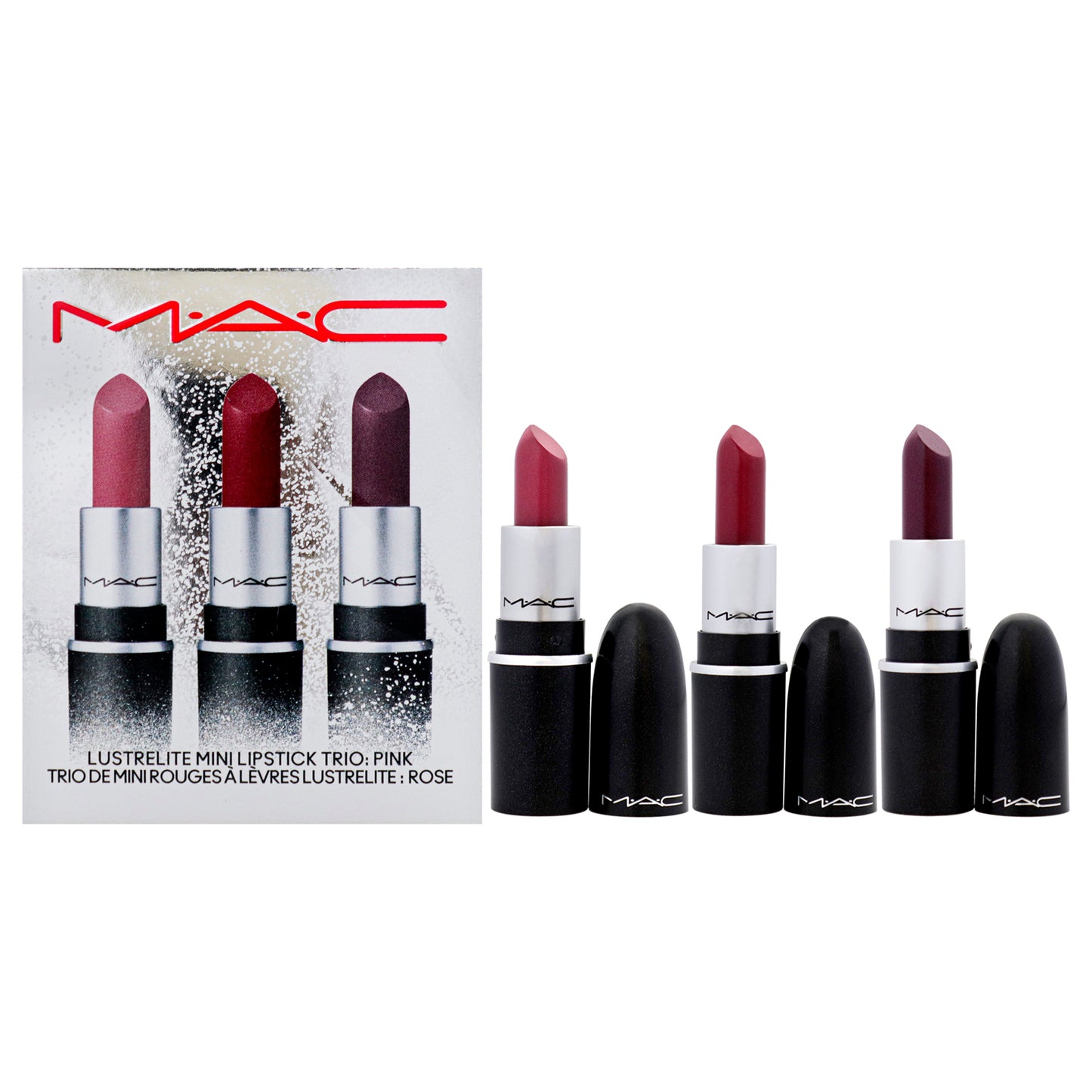 Lustrelite Mini Lipstick Trio - Pink