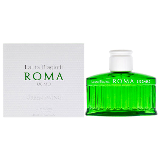 Roma Uomo Green Swing by Laura Biagiotti for Men - 4.2 oz EDT Spray