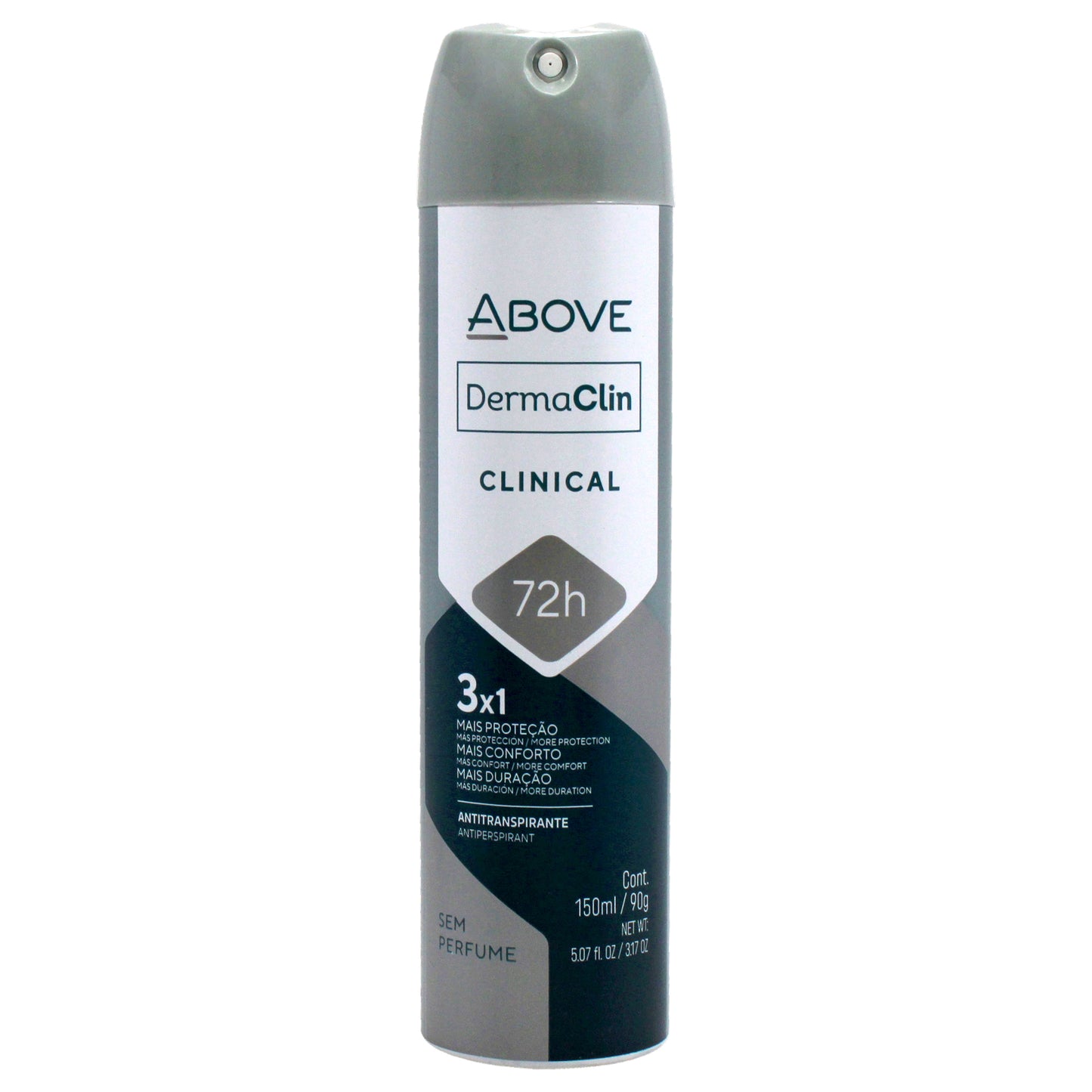72 Hours Antiperspirant Deodorant Sem Perfume - Derma Clinical