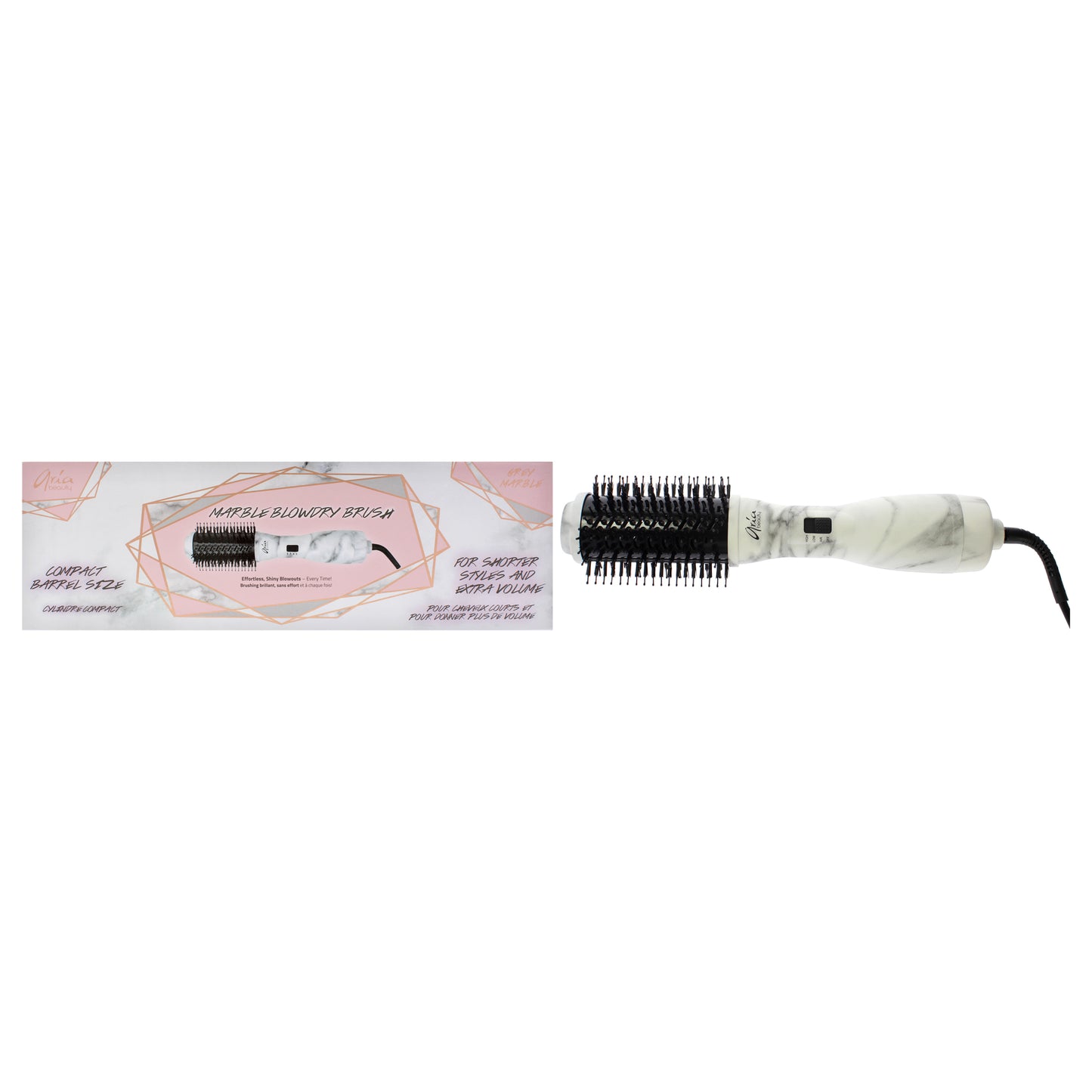 Blowdry Brush - Grey Marble