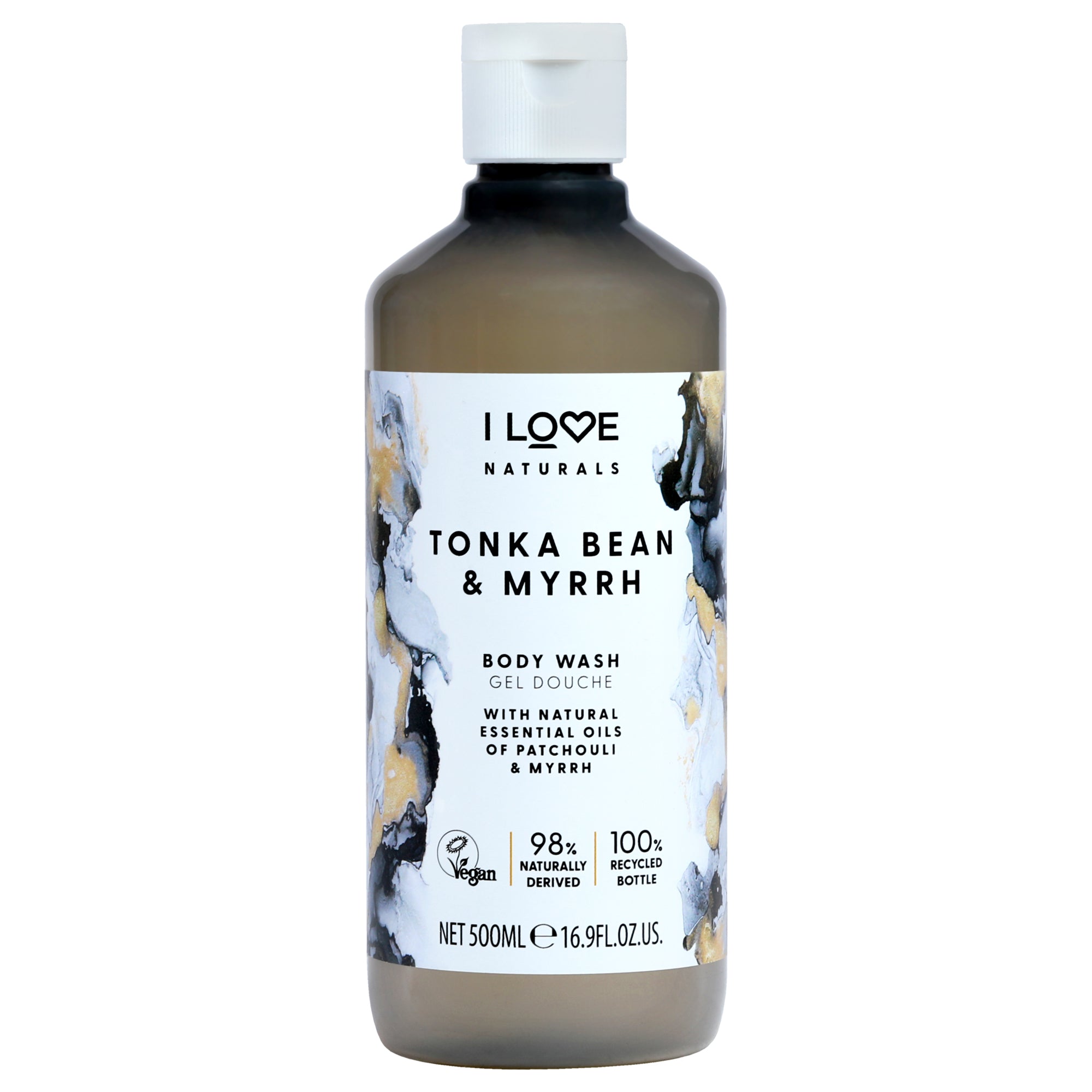 I LOVE Naturals Gel Douche Tonka Bean & Myrrh – Aux Huiles