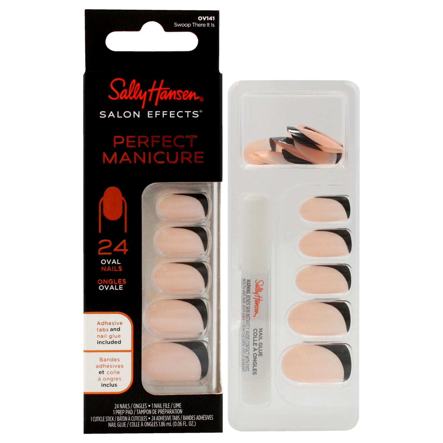 Salon Effects Perfect Manicure Oval Nails - OV141 Swoop There It Is
