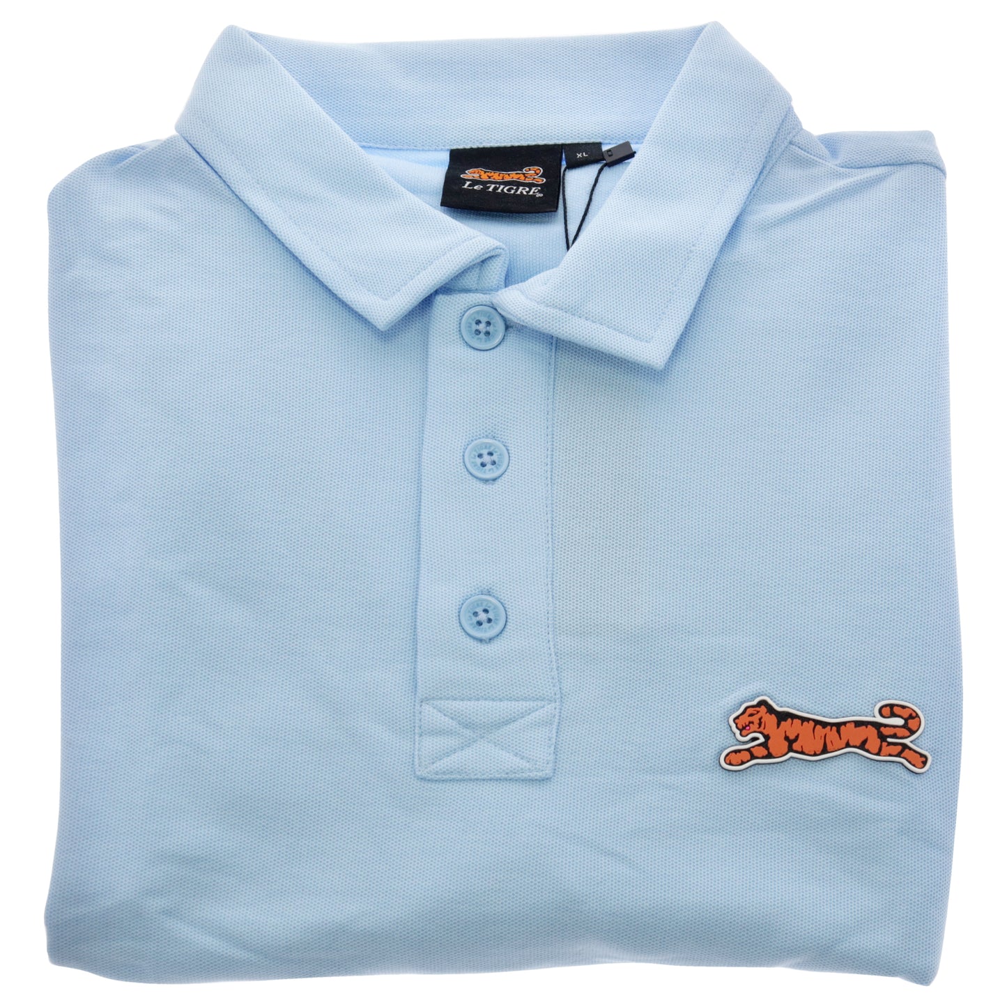Classic Cotton Polo Shirt - Sky Blue