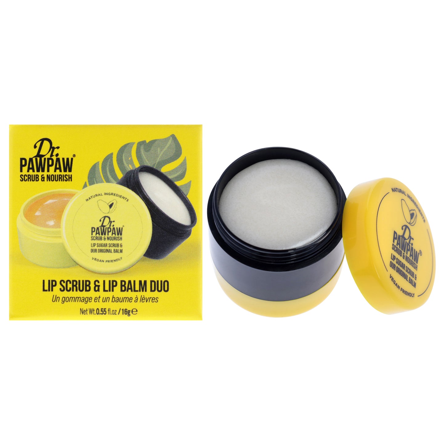 Lip Scrub and Lip Balm Duo