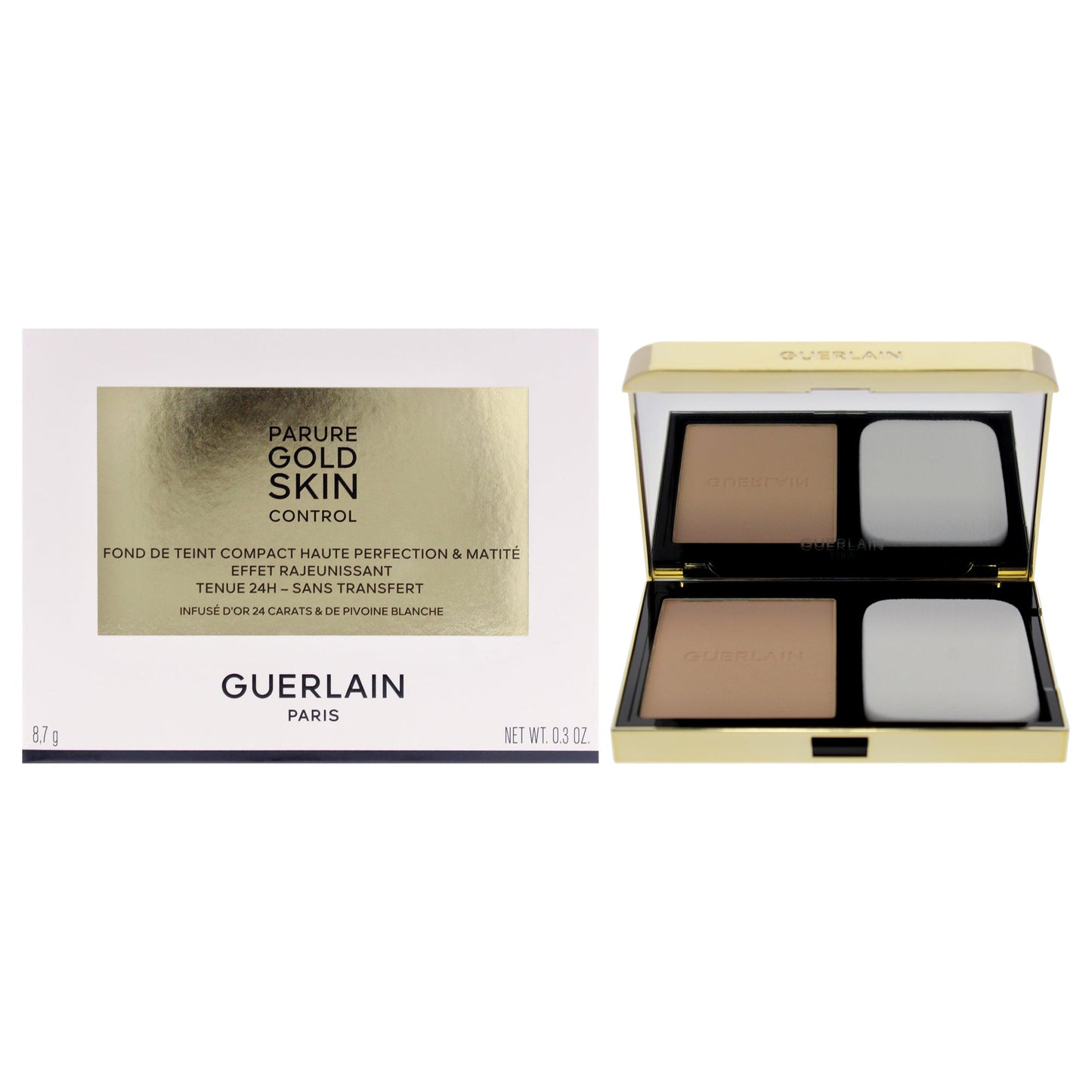 Parure Gold Skin Control Matte Compact Foundation - 1N Very Light Skin with Neutral Beige Undertones