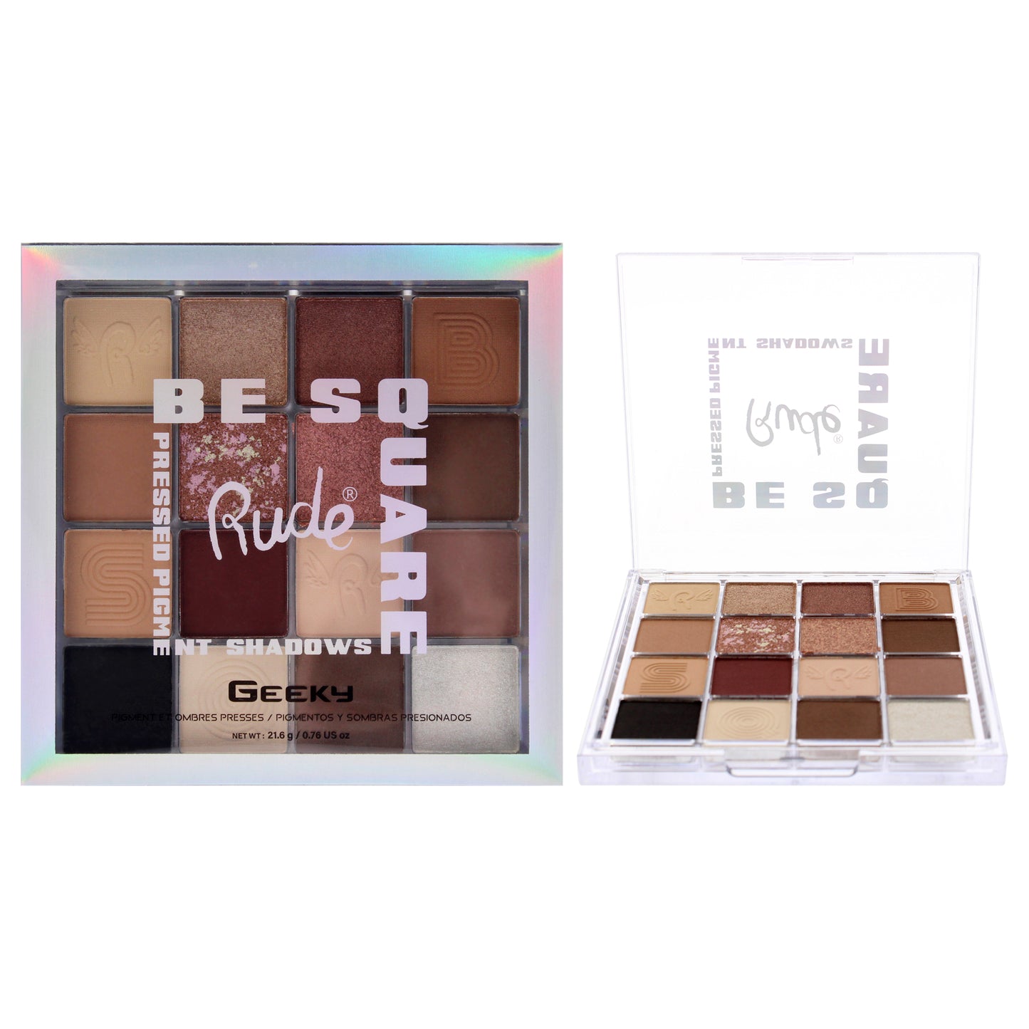 Be Square Pressed Pigments and Shadows Makeup