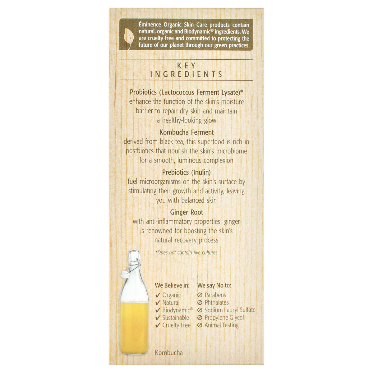 Kombucha Microbiome Leave-On Masque Mask