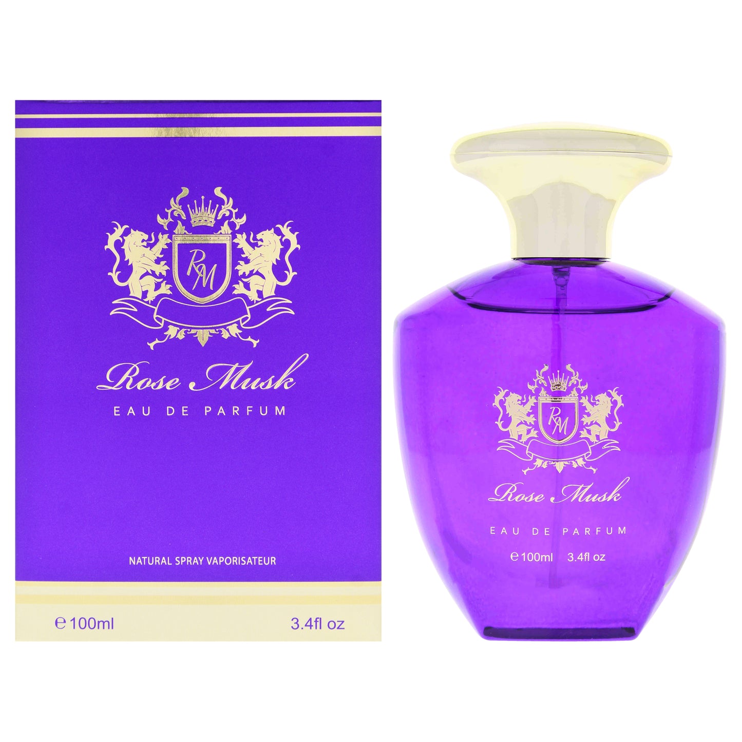 Rose Musk by Fine Perfumery for Women - 3.4 oz EDP Spray