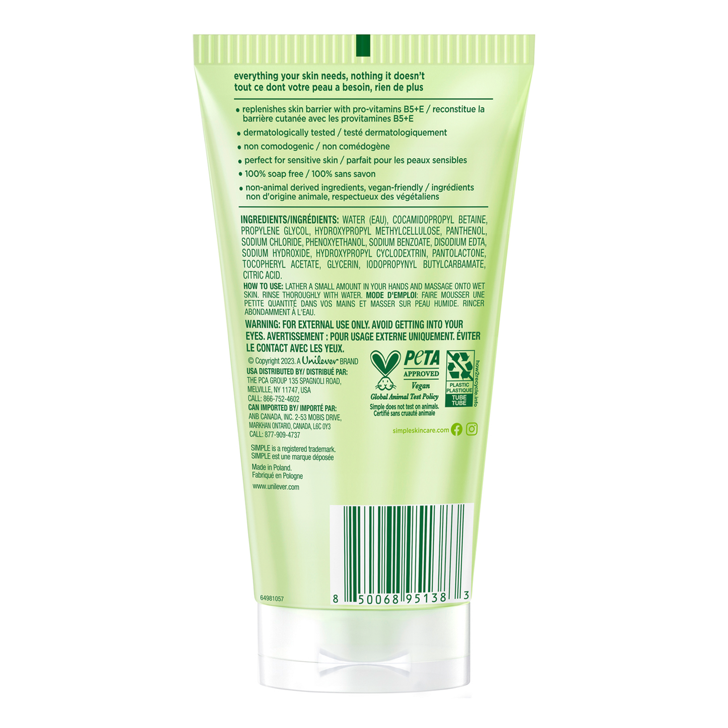 Kind To Skin Refreshing Face Wash