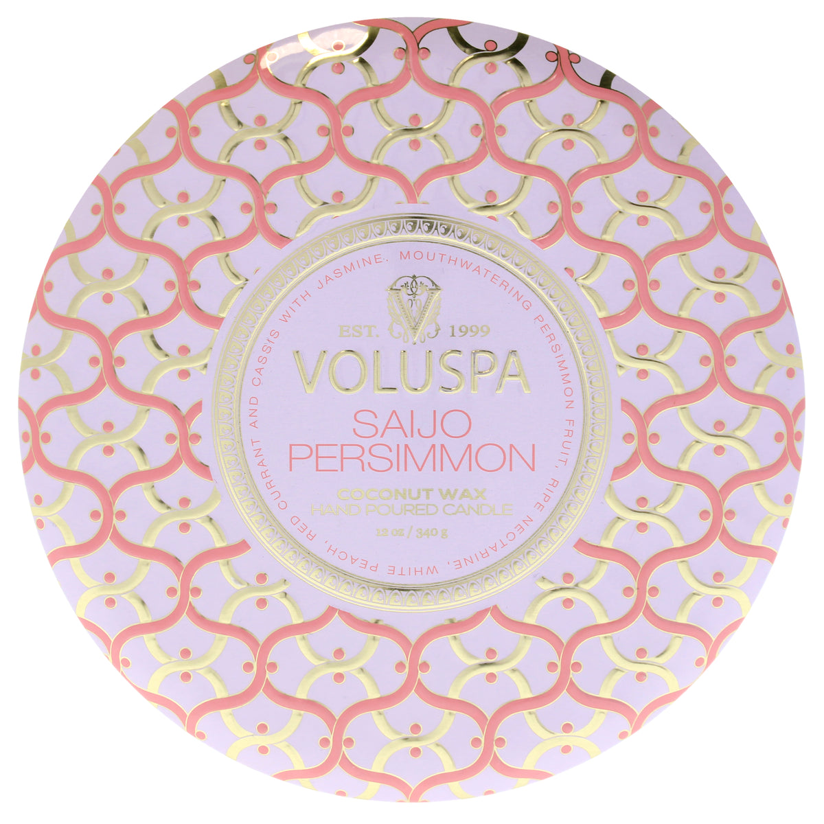Maison Blanc Collection 3 Wick Tin Candle - Saijo Persimmon