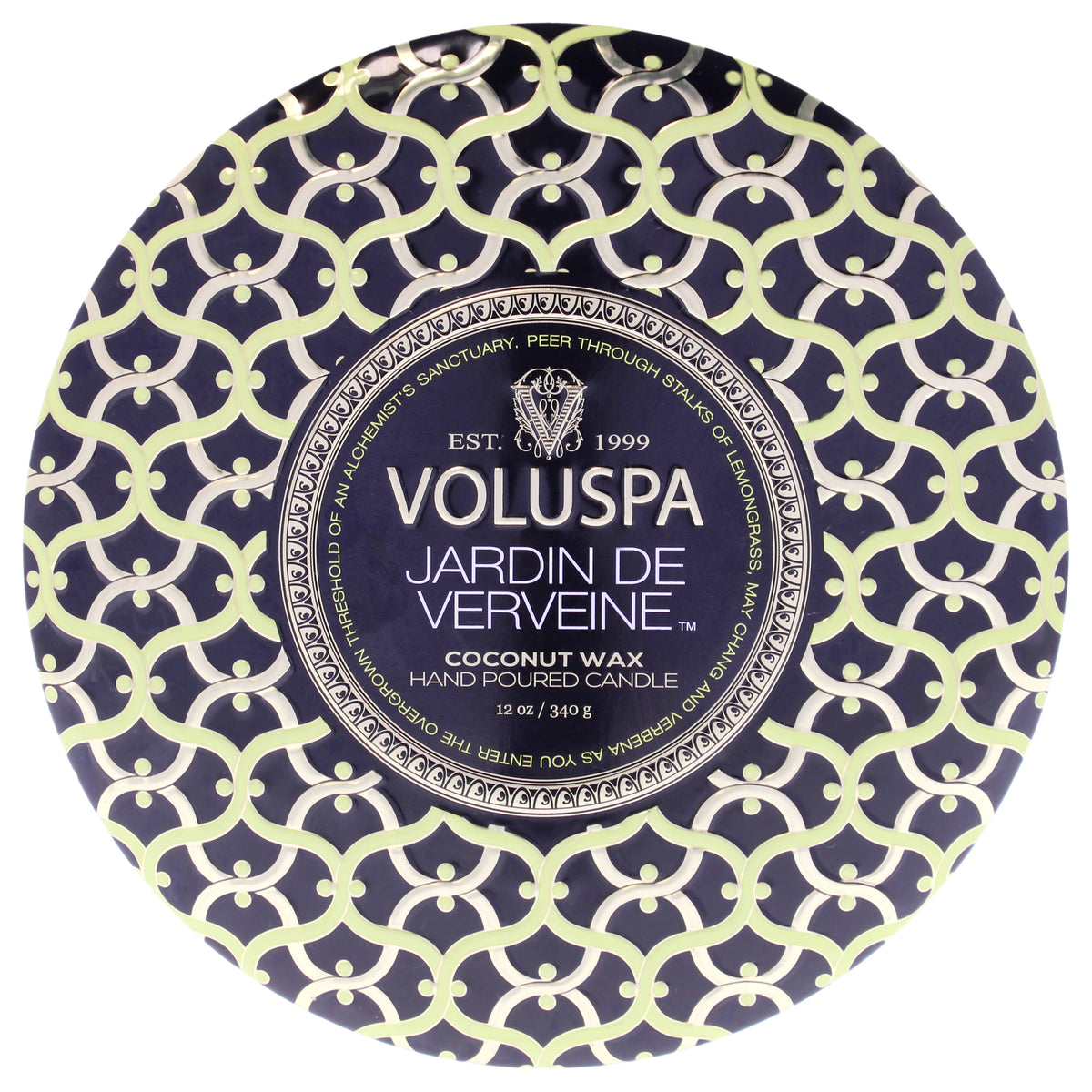 Maison Noir Collection 3 Wick Tin Candle - Jardin De Verveine