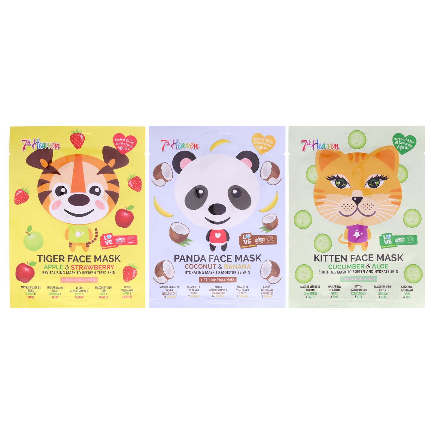 Animal Face Mask Multipack